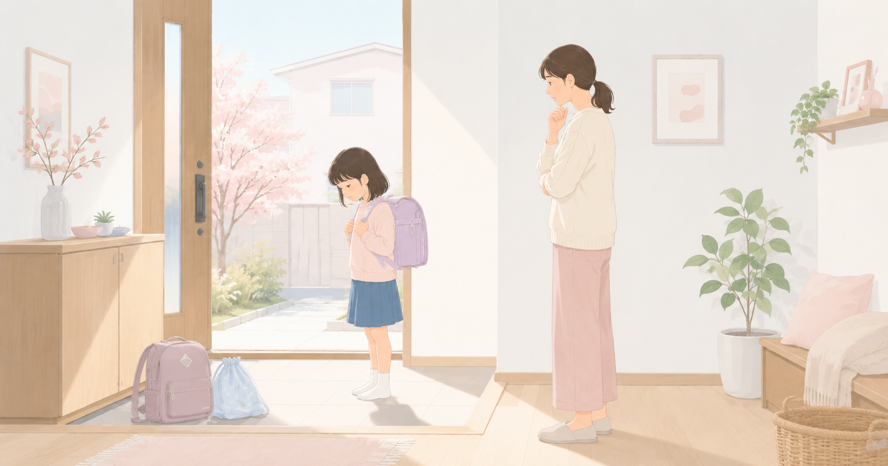 子どもの学校の悩みを親が整理するイメージ